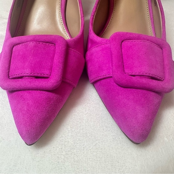 NWT Bloomingdale’s Exclusive Aqua Bell Slingback Heels - Picture 8 of 9